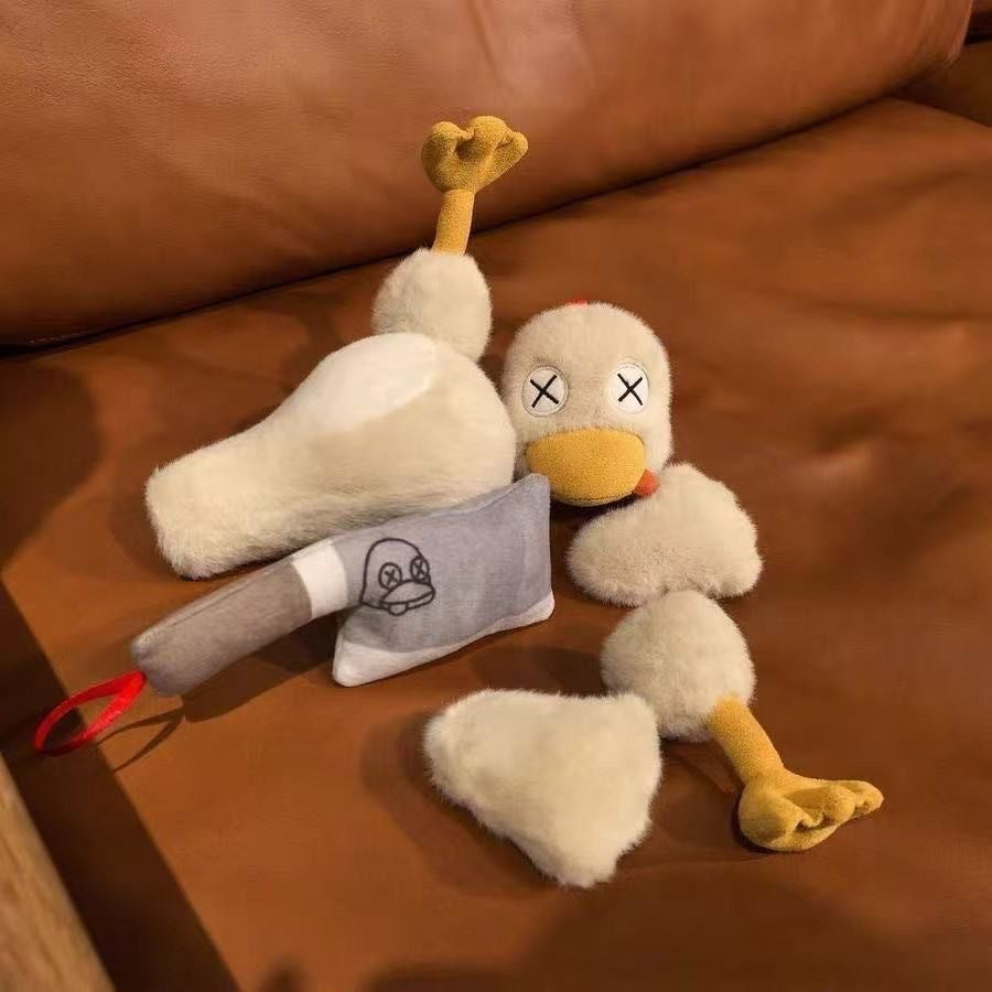 Funny Magnetic Salted Duck Stress-Relief Plush Toy