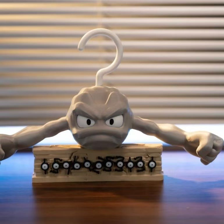 Geodude Muscle Clothes Hanger